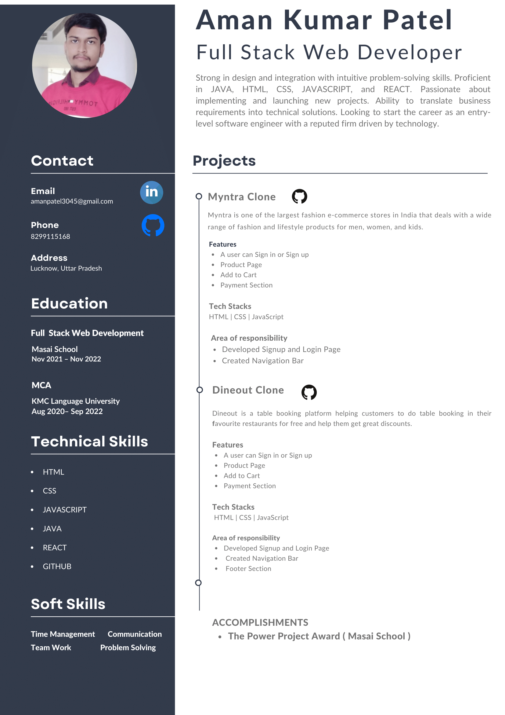 resume